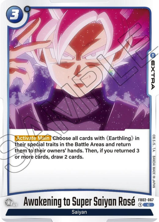 Despertar al Super Saiyajin Rosé FB02-067 C