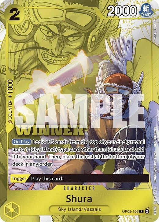 Shura (Winner Pack Vol. 7) OP05-106 R Foil