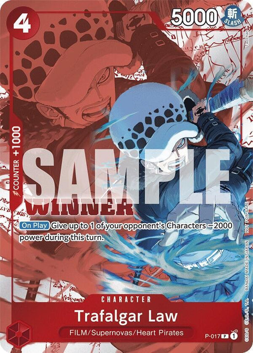 Trafalgar Law (Winner Pack Vol. 7) P-017 PR Foil