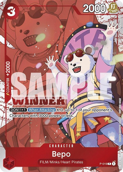 Bepo (Winner Pack Vol. 7) P-019 PR Foil