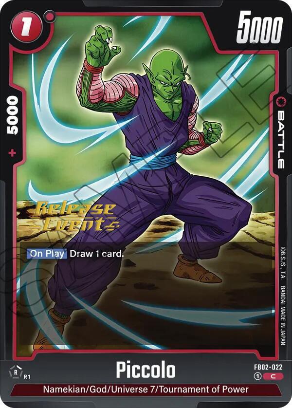 DBS Fusion World: Blazing Aura Release Event Cards Singles
