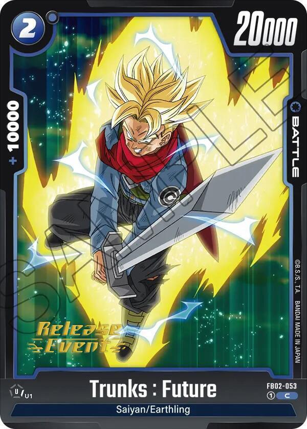 DBS Fusion World: Blazing Aura Release Event Cards Singles