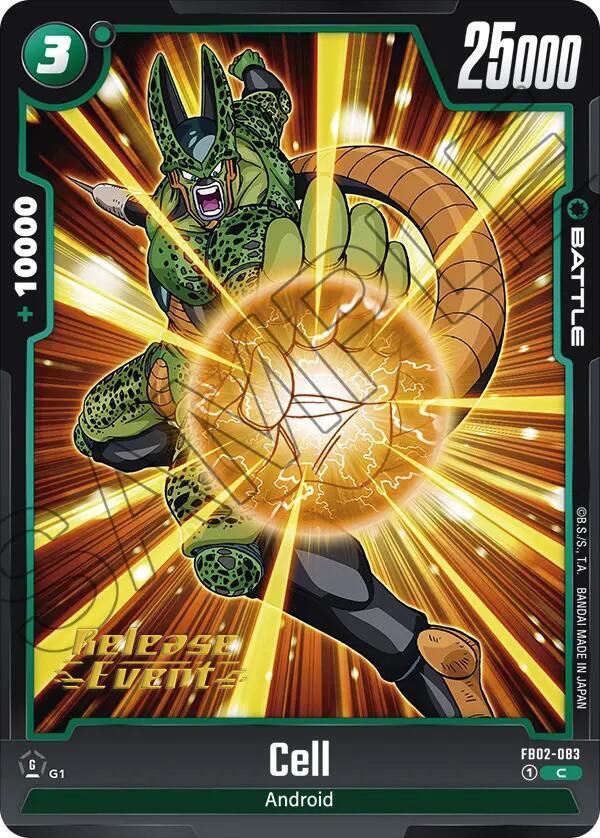 DBS Fusion World: Blazing Aura Release Event Cards Singles