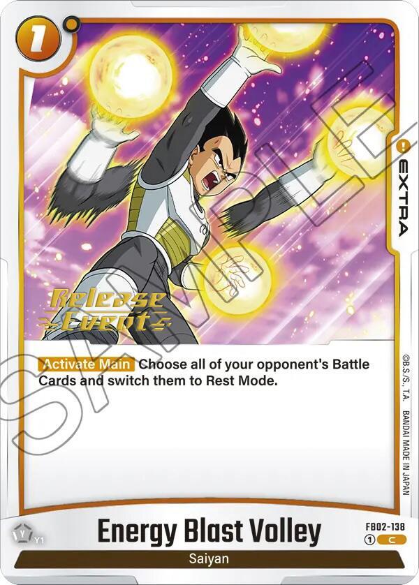 DBS Fusion World: Blazing Aura Release Event Cards Singles
