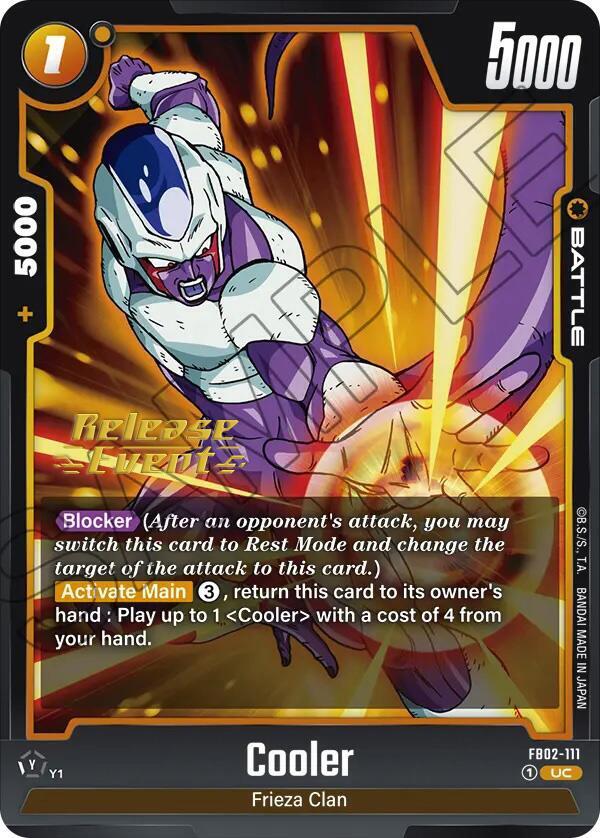 DBS Fusion World: Blazing Aura Release Event Cards Singles
