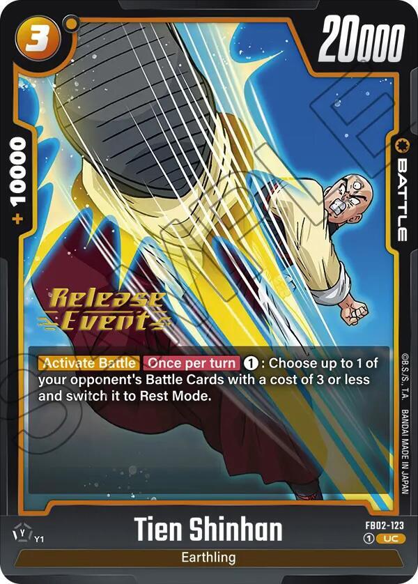 DBS Fusion World: Blazing Aura Release Event Cards Singles