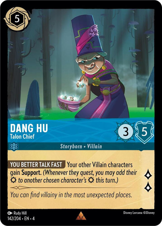 Dang Hu - Talon Chief 142/204 Rare