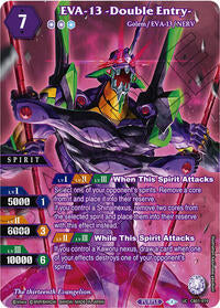 EVA-13 -Double Entry- (Box Topper) | Collaboration Booster 01: Halo of Awakening | Uncommon | Holofoil | #CB01-019