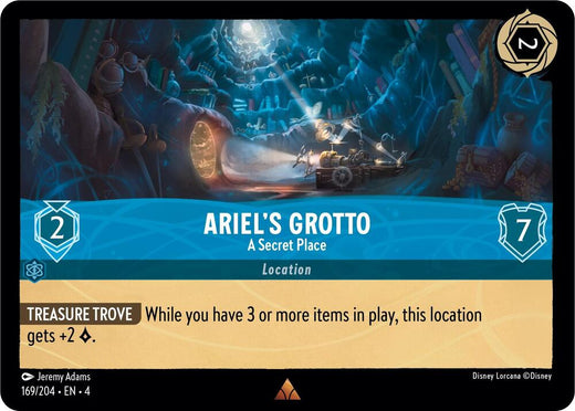 Ariel's Grotto - A Secret Place 169/204 Rare