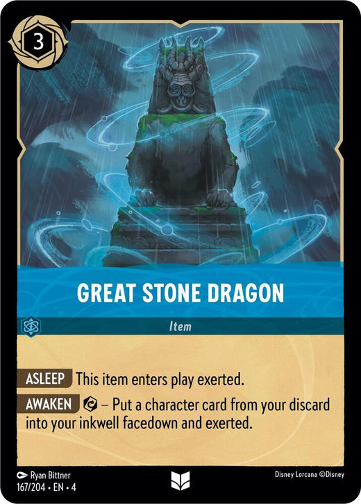 Great Stone Dragon 167/204 Uncommon