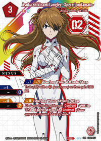 Asuka Shikinami Langley -Operation Yamato- (SPR) | Collaboration Booster 01: Halo of Awakening | Special Rare | Holofoil | #CB01-057