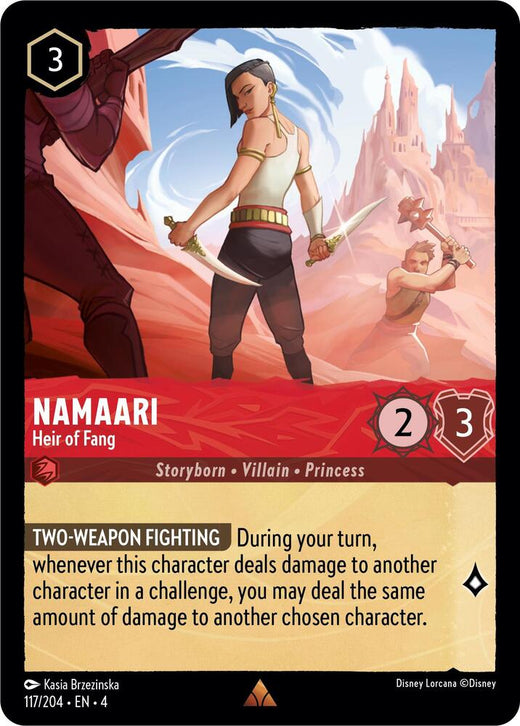 Namaari - Heir of Fang 117/204 Rare