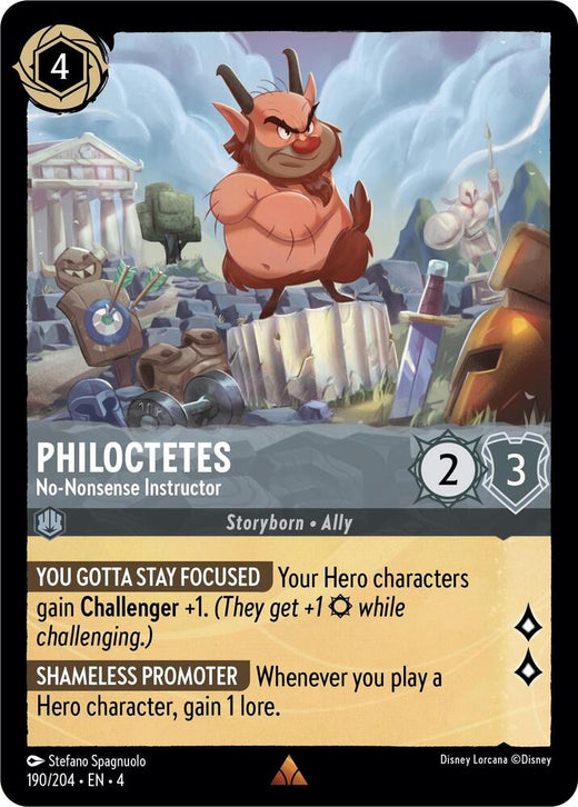 Philoctetes - No-Nonsense Instructor 190/204 Rare