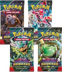 Pokemon: Twilight Masquerade Booster Pack Art Bundle [Set of 4]