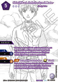 Shinji Ikari -Infinite Synch Rate- (SPR) | Collaboration Booster 01: Halo of Awakening | Special Rare | Holofoil | #CB01-061