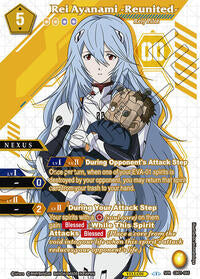 Rei Ayanami -Reunited- (SPR) | Collaboration Booster 01: Halo of Awakening | Special Rare | Unspecified | #CB01-065