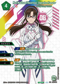 Mari Makinami Illustrious -Operation Yamato- (SPR) | Collaboration Booster 01: Halo of Awakening | Special Rare | Holofoil | #CB01-066
