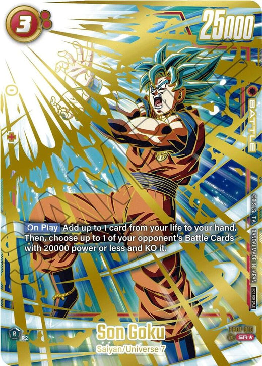 Son Goku - FB01-015 (Campeonato 2024-2025 Regionales) FB01-015 SR Foil