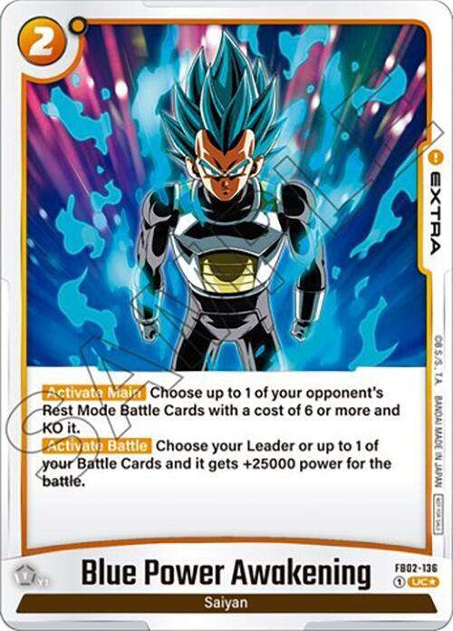 El despertar del poder azul - FB02-136 (Paquete de Torneo 02) FB02-136 UC Foil