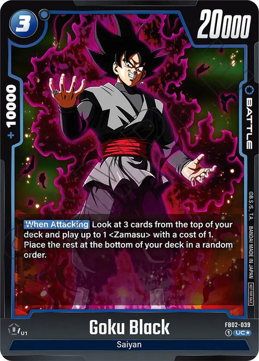 Goku Black - FB02-039 (Championship Pack 01) FB02-039 UC Foil