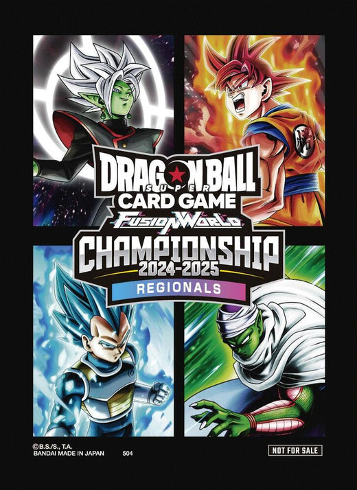 Dragon Ball Super Fusion World Card Game Official Sleeves - Championship 2024-2025 Regionals (64-Pack)