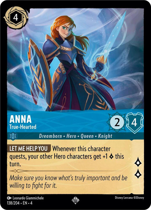 Anna - True-Hearted 138/204 Super Rare