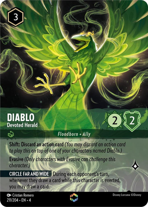 Diablo - Devoted Herald (Enchanted) 211/204 Enchanted Holofoil