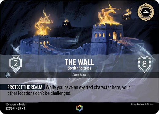 The Wall - Border Fortress (Enchanted) 222/204 Enchanted Holofoil