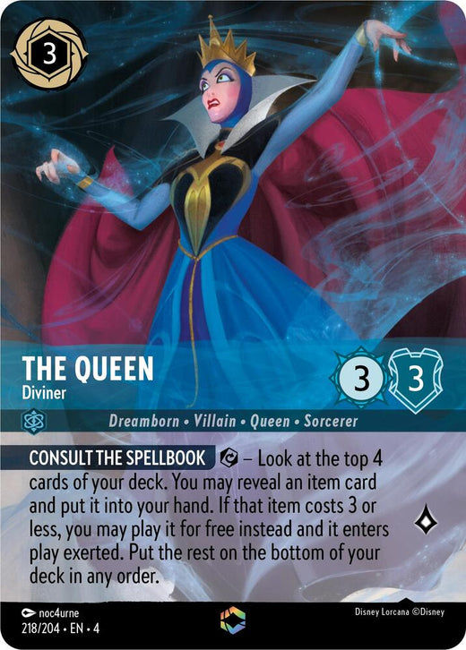 The Queen - Diviner (Enchanted) 218/204 Enchanted Holofoil