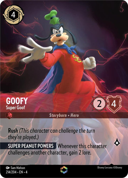 Goofy - Super Goof (Enchanted) 214/204 Enchanted Holofoil