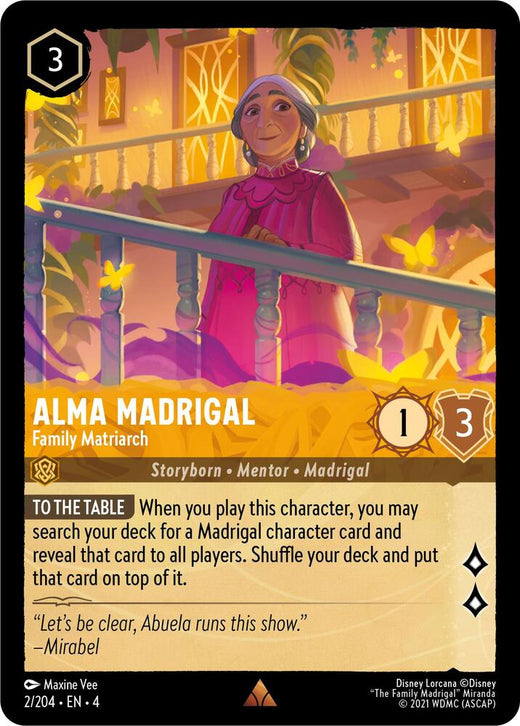 Alma Madrigal - Family Matriarch 2/204 Rare