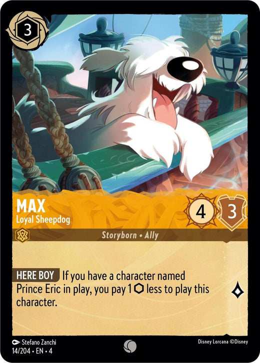 Max - Loyal Sheepdog 14/204 Common