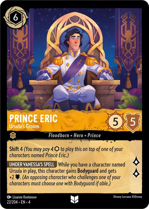 Prince Eric - Ursula's Groom 22/204 Uncommon