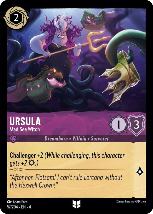 Ursula - Mad Sea Witch 57/204 Uncommon