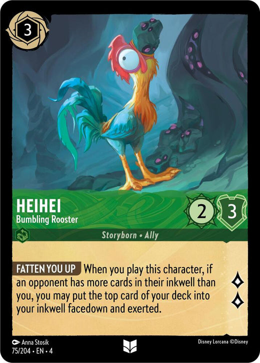 Heihei - Bumbling Rooster 75/204 Uncommon
