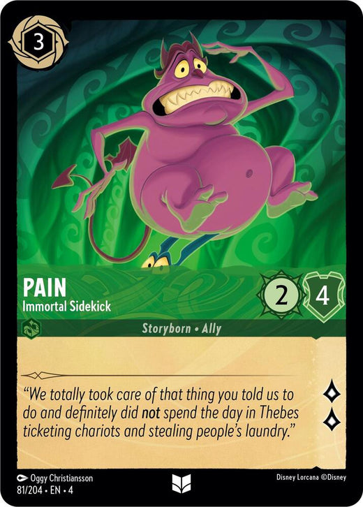 Pain - Immortal Sidekick 81/204 Uncommon