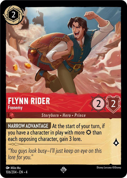 Flynn Rider - Frenemy 106/204 Super Rare