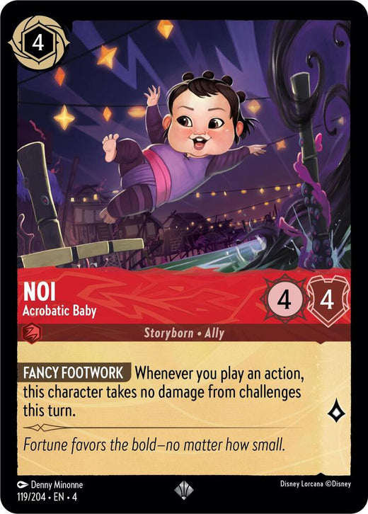 Noi - Acrobatic Baby 119/204 Super Rare