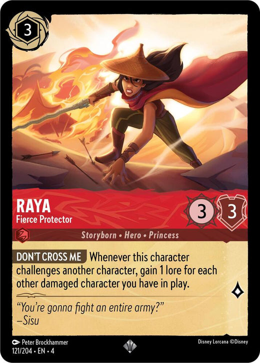 Raya - Fierce Protector 121/204 Super Rare
