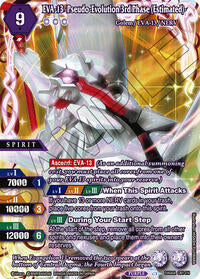 EVA-13 -Pseudo-Evolution 3rd Phase (Estimated)- (EVASAGA) | Collaboration Booster 01: Halo of Awakening | EVA SAGA | Unspecified | #CB01-014