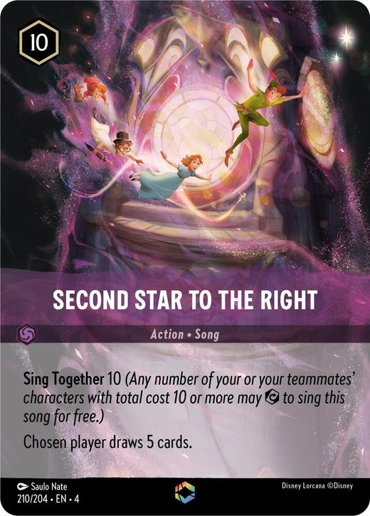 Second Star to the Right (Enchanted) 210/204 Enchanted Holofoil