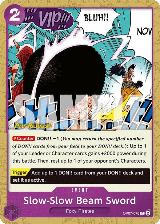 Slow-Slow Beam Sword OP07-076 C