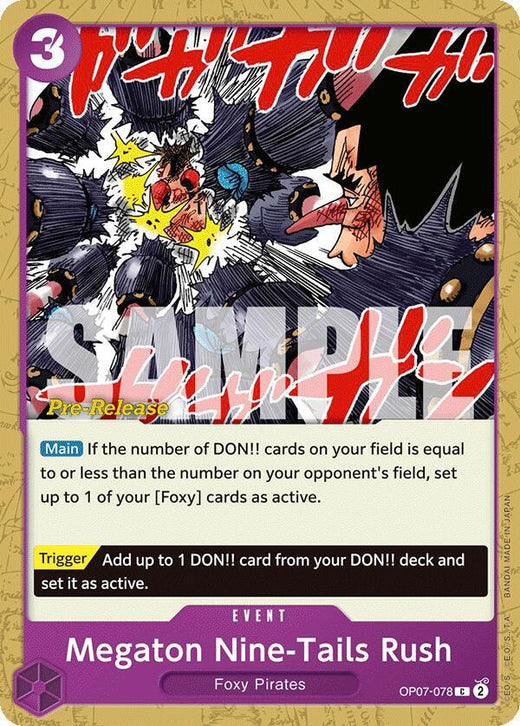 Megaton Nine-Tails Rush OP07-078 C