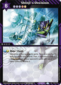 Shinji's Decision | Launch & Event Promos | Uncommon | Holofoil | #ST07-015