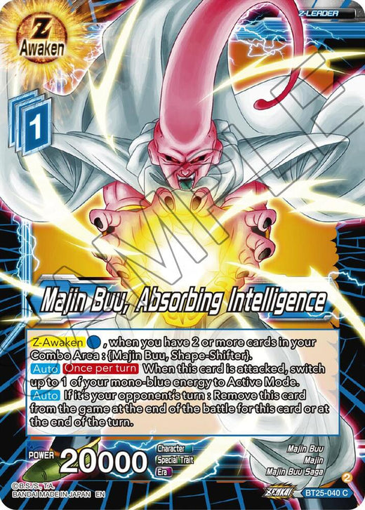 Majin Buu, Absorbing Intelligence BT25-040 Common