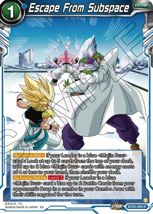 Escape From Subspace BT25-069 Rare Foil