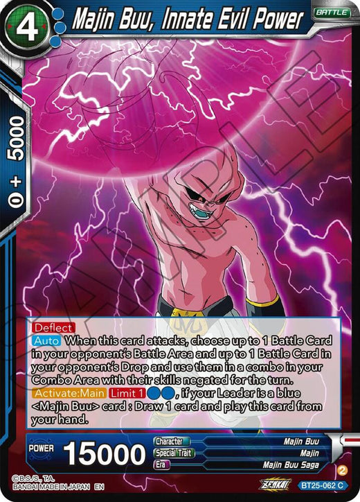 Majin Buu, Innate Evil Power BT25-062 Common