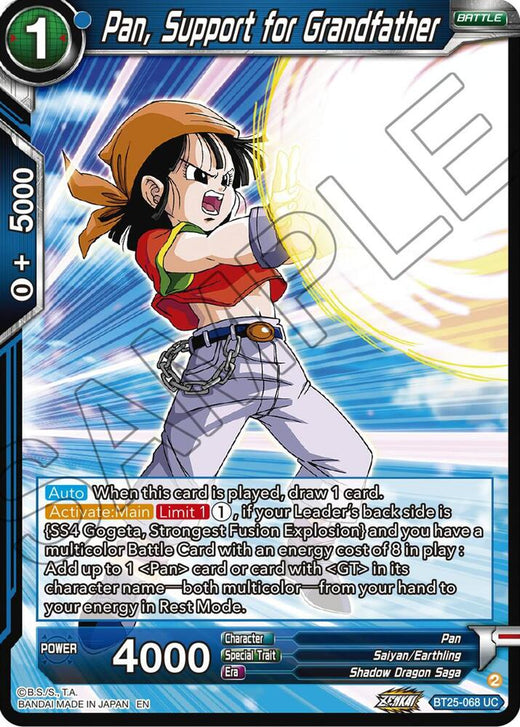 Pan, Support for Grandfather BT25-068 Uncommon