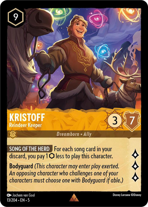 Kristoff - Reindeer Keeper 13/204 Rare