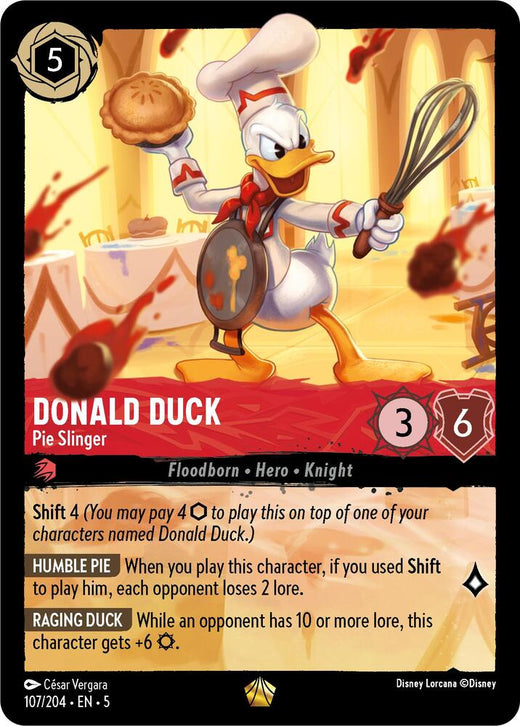 Donald Duck - Pie Slinger 107/204 Legendary
